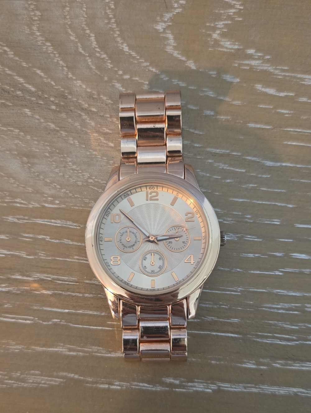 Rose Gold Stainless Steel Women’s Watch